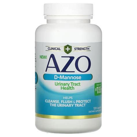 Azo D-Mannose Urinary Tract Health 120 Capsules. . Dmannose azo